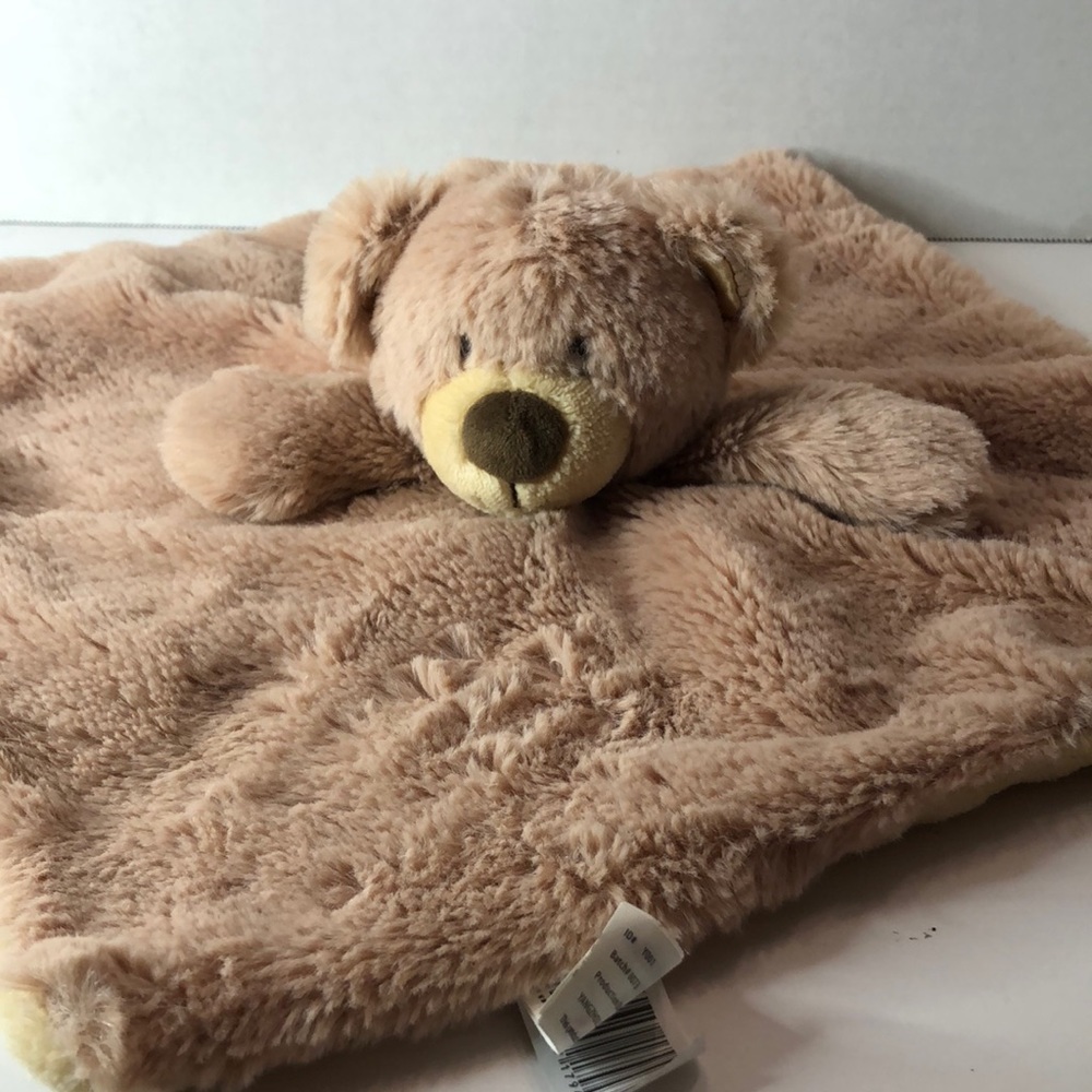 KellyToy 14”Brown Teddy Bear Lovey with Rattle